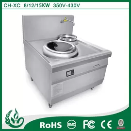 China China electric wok 8000w+400mm induction cooking range supplier